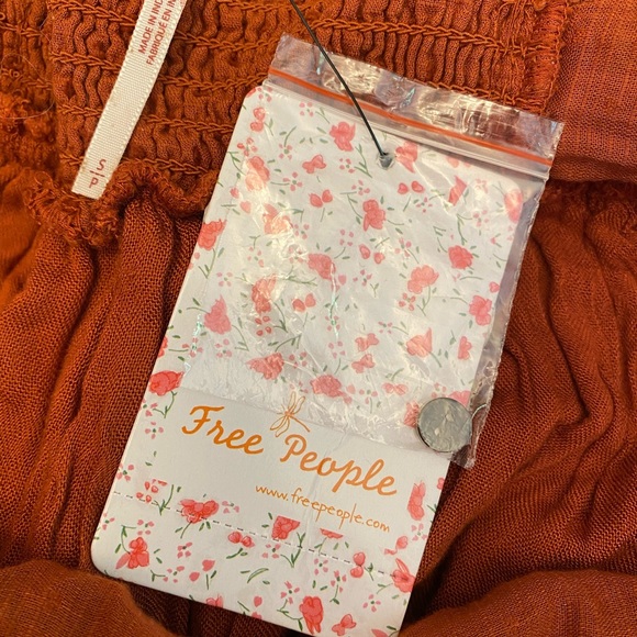 NWT Free People Bohemian Dress Cinnamon 🍂 - Picture 2 of 8